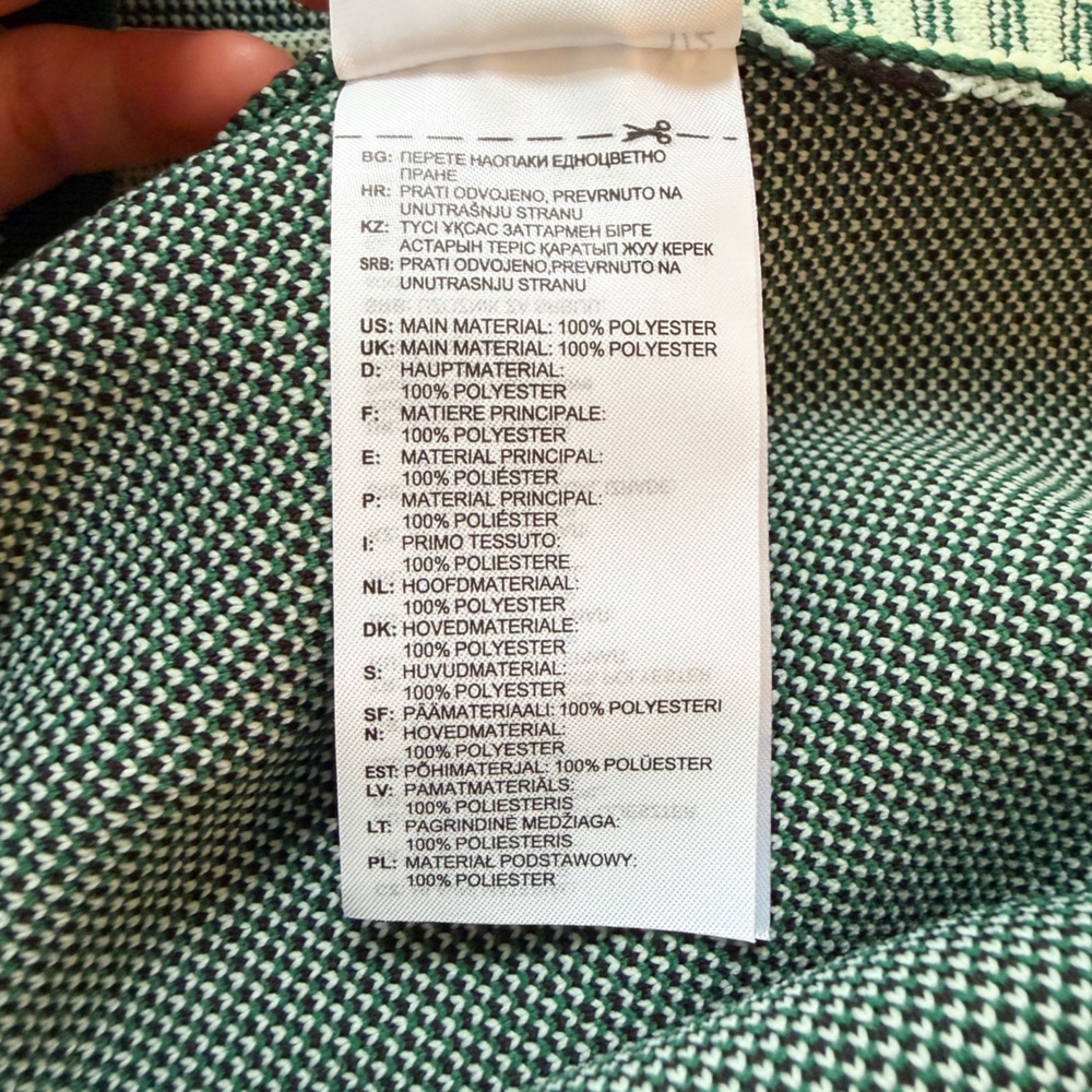 IVY PARK x ADIDAS • Knit Logo Dress in Dark Green - Picture 12 of 13